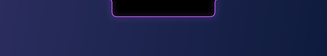 Notch with glowing purple rim